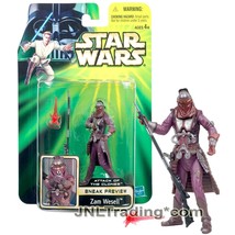 Year 2001 Star Wars Attack of the Clones 4 Inch Figure Bounty Hunter ZAM WESELL - £26.16 GBP