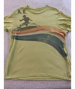 American Eagle Shirt Mens Size XL Surfing Short Sleeve Athletic Fit Cotton - $220.06 MXN