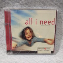 All I Need face to face - Vineyard Music Canada Worship - CD BRAND NEW SEALED!! - £10.38 GBP
