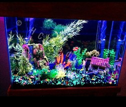 Voice Controlled Fish Tank LED Lights with 20 Color Options - £22.94 GBP+