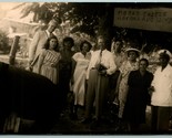 RPPC Group Photo Morad Castle Havana Cuba August 12 1949 UNP Postcard J7 - £6.32 GBP