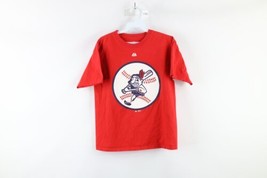 Majestic Boys Size Large Faded Cleveland Indians Chief Wahoo Retro T-Shi... - £19.10 GBP