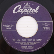 Nelson Riddle - &quot;Kings Go Forth&quot; / Siesta In Sevilla - 45 rpm 7&quot; Record ... - £3.55 GBP