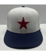 Detroit Stars Negro Leagues White Blue New Era 59Fifty Fitted Hat Size 7... - $21.77