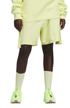 Adidas X Ivy Park Gender Neutral Cargo Sweat Shorts Yellow GT4085 - $33.34