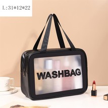 2022 Waterproof PVC Cosmetic Bag Large Capacity Travel Makeup Bags Translucent T - £49.69 GBP