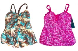 Ocean Dream Tankini Swimsuit Tops Size 18W NWT - £27.81 GBP