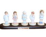 READ* Set of The Five Senses Balliol Ceramic Figurine Hamilton Gifts Korea - $30.00