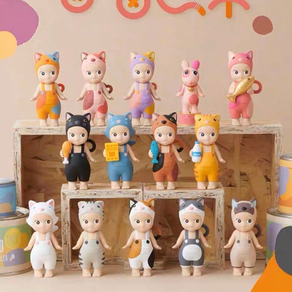 Authentic Sonny Angel 2023 Cat Life (1 Blind Box Figure) Designer toy HOT！