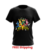 MIGHTY MORPHIN POWER RANGERS Retro T-Shirt Unisex Short Sleeve All Sizes... - $547.20 MXN+
