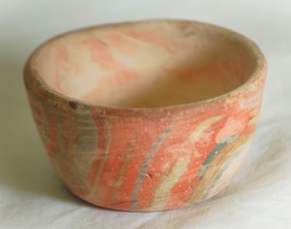 Studio Art Hand Thrown Terra Cotta Pottery Bowl Small - £10.25 GBP
