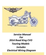 2014 Harley Davidson Road King CVO Touring Models Service Manual - $25.95