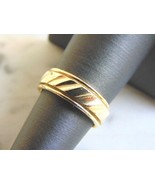 Vintage Estate 14K Yellow Gold Band Wedding Ring 5.6g E4013 - €421,27 EUR