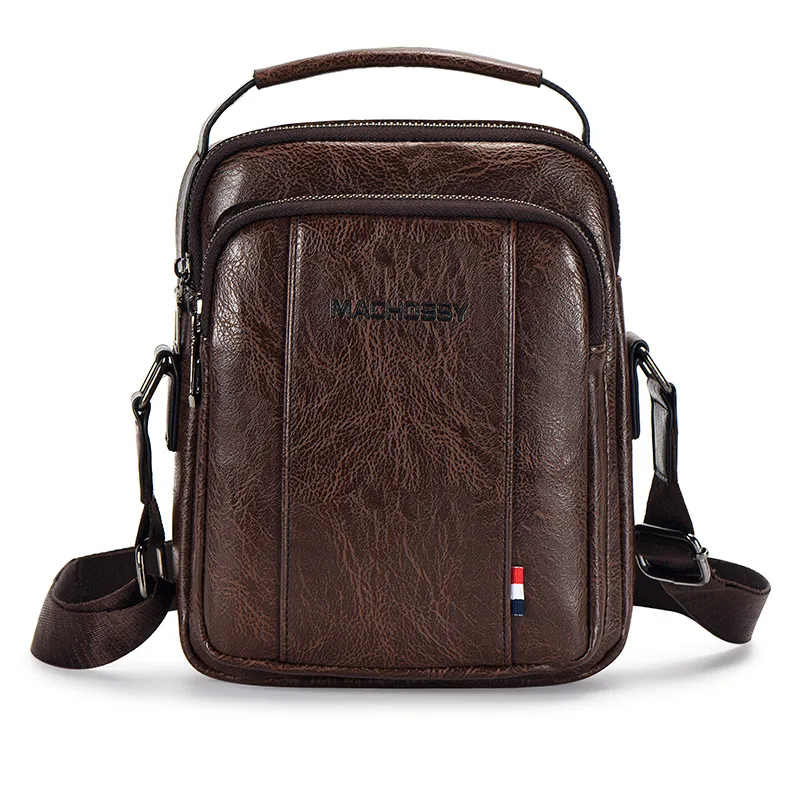 Vintage Men Shoulder Bags Crossbody Bag Multi-function Men&#39;s Handbags Ca... - £23.43 GBP