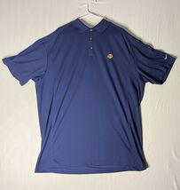 Nike Golf Dri Fit Golden Flake Uniform Polo Shirt Men’s 3XL Blue Short S... - $25.00