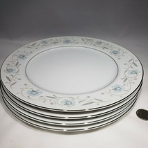 Lot of 4 English Garden Platinum Dinner Plates 10,25&quot; Fine China Japan 1221 - £28.20 GBP