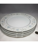 Lot of 4 English Garden Platinum Dinner Plates 10,25&quot; Fine China Japan 1221 - £28.82 GBP