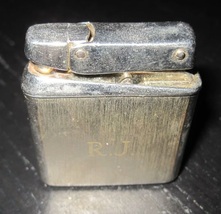 Vintage Kreisler Butane Gold Tone Art Deco Engraved Automatic Gas Butane Lighter - £11.70 GBP