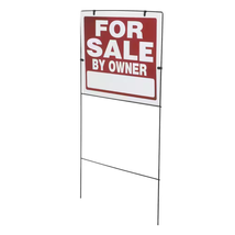 18 In. X 24 In. Plastic for Sale by Owner Yard Sign and Holder - $114.79