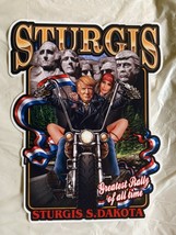 Sturgis Trump Biker MAGNET Motorcycle Rally Harley South Dakota Mount Rushmore - £6.32 GBP+