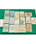 Mixed greeting card lot VTG famous artist studio unused cards and envelopes - $399.20 MXN