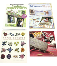 Lot of 4 Books Scrapbooking Paper Flowers Cards Tags Memory Makers 2005-... - £23.81 GBP
