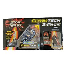 Star Wars Episode I CommTech 2-Pack Reader and Darth Maul Hasbro 1999 - £28.05 GBP