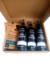 Eveo Eyeglass Cleaner Spray 12oz 4oz x 3 - Complete Glasses Cleaning Kit - £28.06 GBP