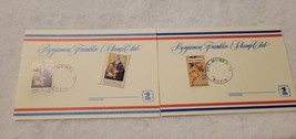 1975 Benjamin Franklin Stamp Club Des Moines Iowa Christmas+ Bonus Stamp - £3.71 GBP