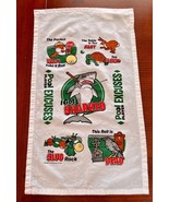 Novelty 2010 Billards Pool 100% Cotton Towel 22 x 12.5&quot; Made in India - $185.40 MXN