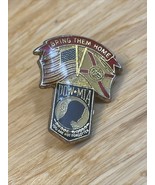 Vintage Bring Them All Home POW MIA Lapel Pin Pinback KG JD - $13.85 CAD