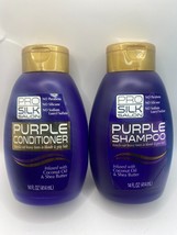 PRO SILK SALON Purple Shampoo And Conditioner With Coconut Oil &amp; Shea Buttler - $14.84