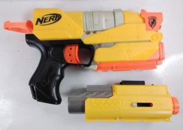 Nerf N-Strike Yellow Switch Shot EX-3 Blaster Gun 2008 &amp; Tactical Light ... - $14.50