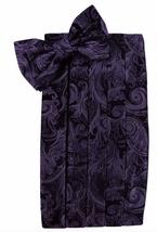 Tapestry Paisley Tuxedo Cummerbund and Bow Tie Set (Berry) - $83.30