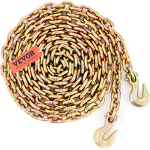 VEVOR Transport Binder Chain 3/8"x20' G80 7100lbs DOT Galvanized Mangane... - $43.90