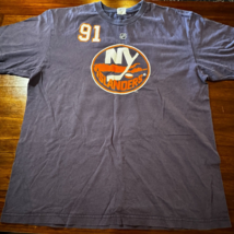 NHL NY Islanders T-Shirt Mens Reebok Graphic T-Shirt Blue Tavares #91 Hockey XL - £13.77 GBP