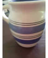 Pfaltzgraff Brand ~ Creamer &amp; Sugar Bowl Set ~ Striped Design ~ Stoneware - £17.91 GBP