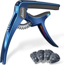 Salvori Exclusive Gradient &quot;Blue-Plated&quot; Heavy-Duty Guitar Capo For, And... - $38.99