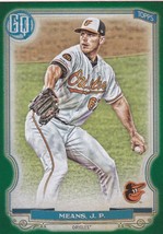 2020 Topps Gypsy Queen Green Parallel #14 John Means - Baltimore Orioles - £1.58 GBP
