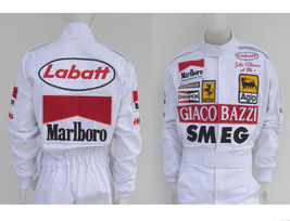 F1 Gilles Villeneuve Embroidery Patches 1980 model kart Suit karting race suit - £79.95 GBP