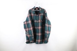 Vintage 90s Grunge Streetwear Mens XLT Insulated Flannel Button Shirt Jacket - £50.56 GBP