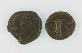 Ancient Greece 2-coin Set // 350 BC &amp; 250 BC Cyme Aeolis AE // Amazon Ea... - $69.30