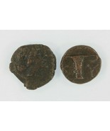 Ancient Greece 2-coin Set // 350 BC &amp; 250 BC Cyme Aeolis AE // Amazon Ea... - $69.30