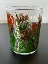 Vintage Culver Iris Cinnabar Low Ball Glasses MCM Mid Century Modern EUC 6 Piece - £50.26 GBP