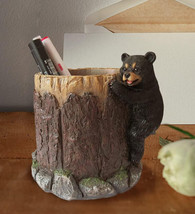 Rustic Western Forest Naughty Black Bear Cub Climbing Tree Stationery Pe... - £17.17 GBP