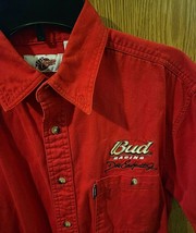 Dale Earnhardt Jr. Red Short Sleeve Racing Shirt Size Medium - £10.95 GBP