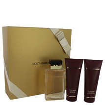 Dolce &amp; Gabbana Pour Femme 3.4 Oz Eau De Parfum Spray 3 Pcs Gift Set  - £152.66 GBP