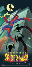 The Spectacular Spider-Man Poster 1976 Animated TV Series Art Print 24x36" 27x40 - $10.90+