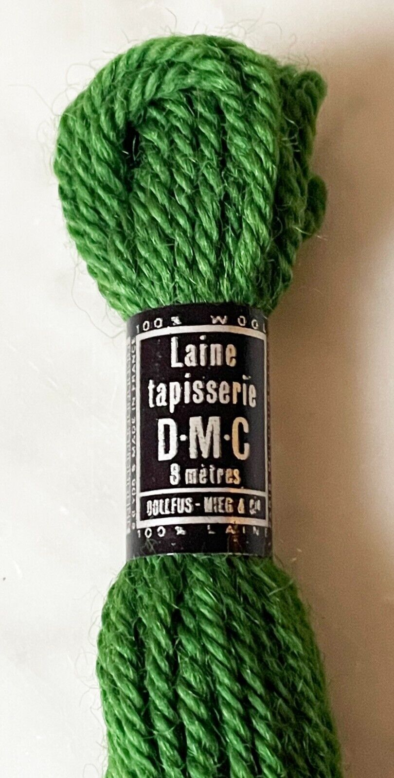 Primary image for DMC Laine Tapisserie France 100% Wool Tapestry Yarn - 1 Skein Green #7346
