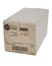 BOX OF 10 NEW ALLEN BRADLEY 1492-N23 TERMINAL BLOCKS SER. D - $28.95